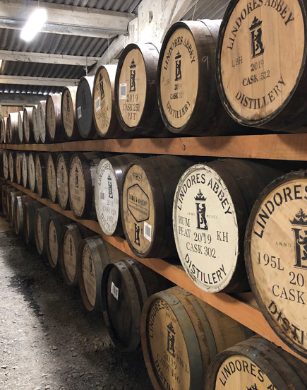 Lindores Abbey Whisky Barrels
